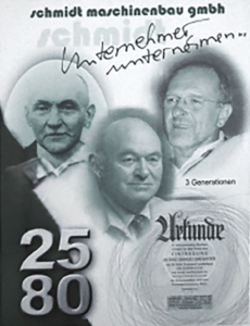 80 Jahre Urkunde